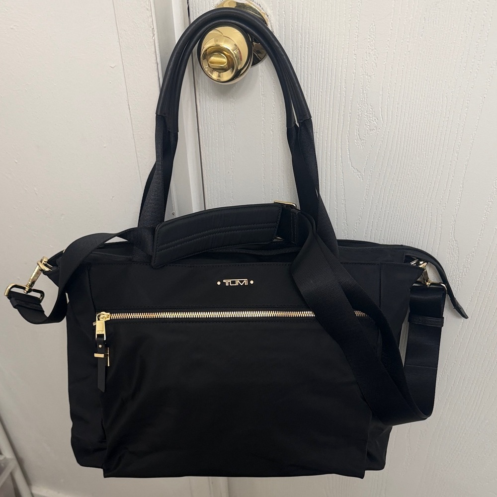 Tumi Black mauren tote